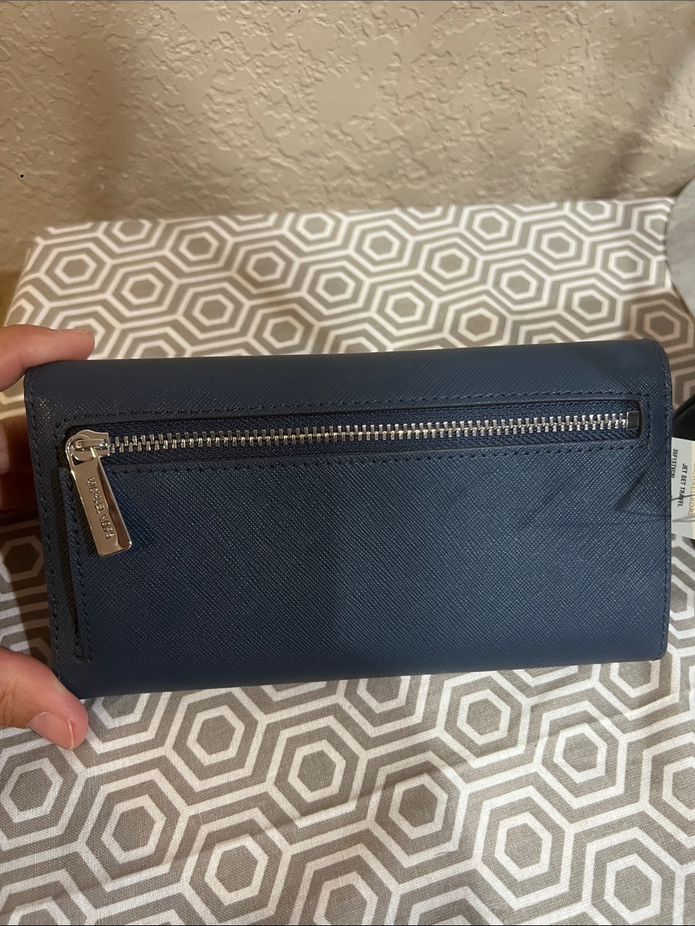 Michael Kors MD PKT camera xbody jet set travel ADMIRAL color & wallet - Picture 13 of 13